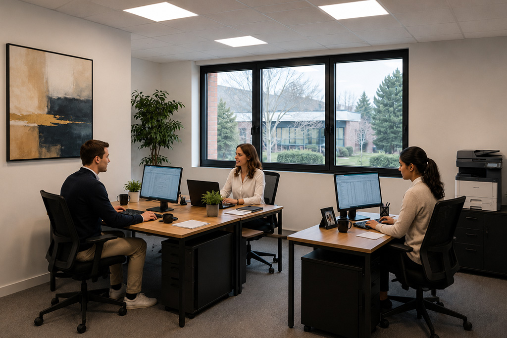 équipe comptable et finance qui utilise un logiciel DSN